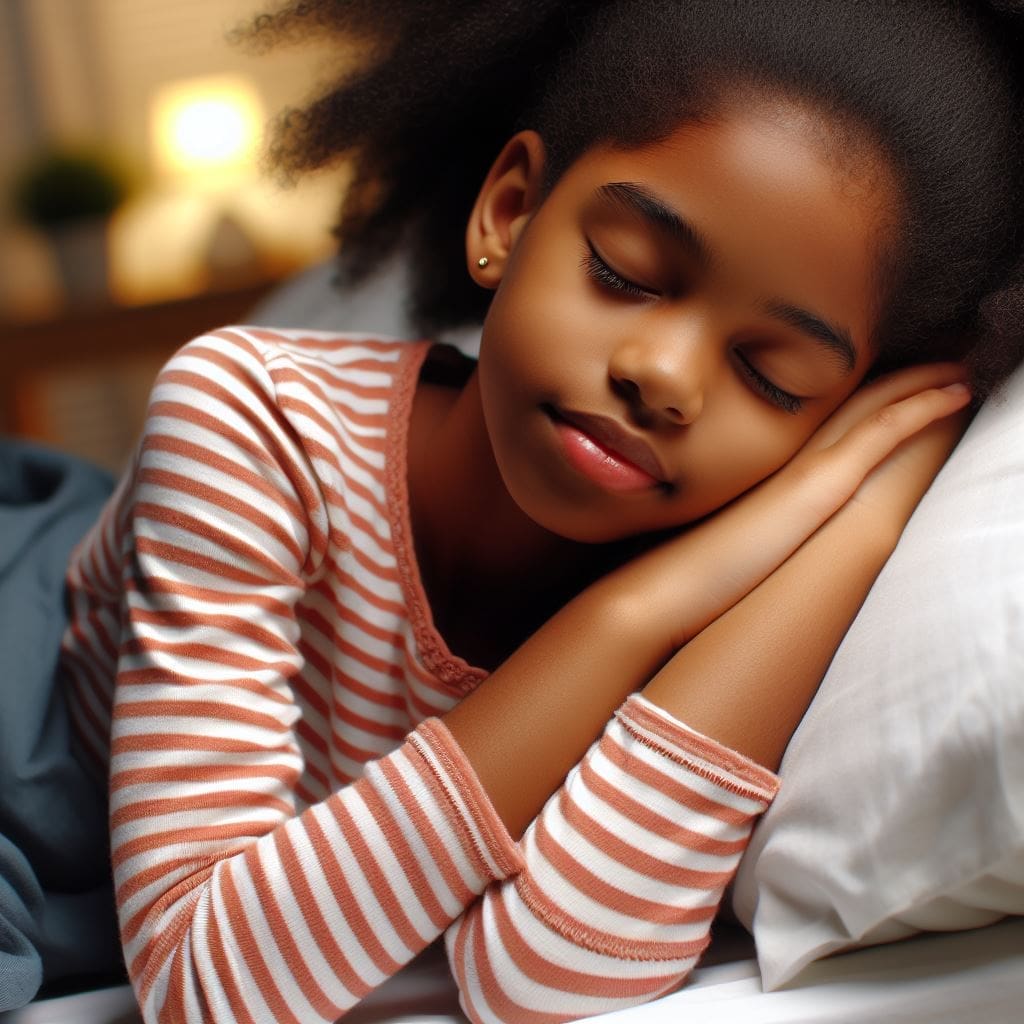 Comprehensive Understanding of Sleep Disorders in Children and Teenagers 1 Image-of-a-black-child-sleeping
