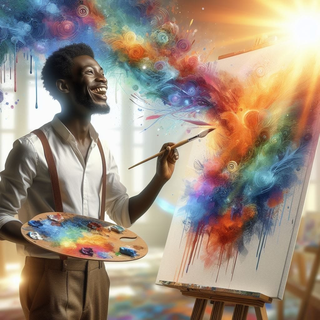 Pursue Your Passion: Ignite Your Spark and Light the Way to a Fulfilling Life 5 This image describe a young man pursuing his passion