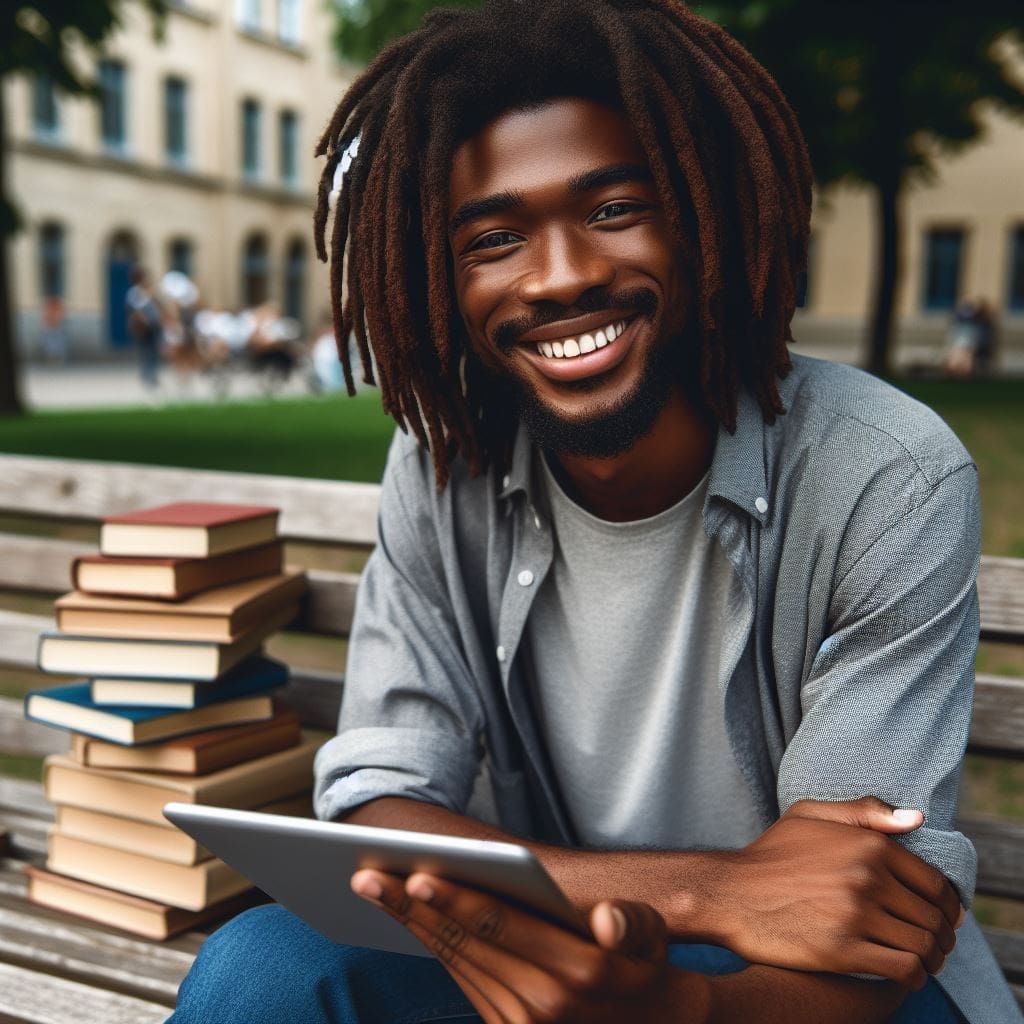 Beyond Entertainment: Unveiling the Transformative Power of Reading 2 This image describe a man with the power of reading