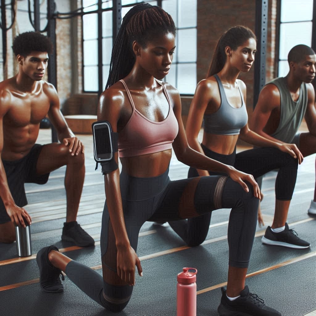 10 Simple Exercises You Can Do at Home for Better Fitness and Healthiness 3 A-group-of-black-people-in-a-workout-session. An Imagery for exercises at home