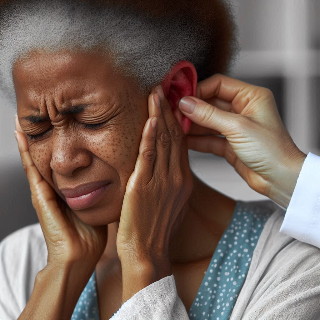 Understanding Ear Infections in Adults and Children: Causes and Pain Relief 1 a lady having severe ache in ear due to ear infections