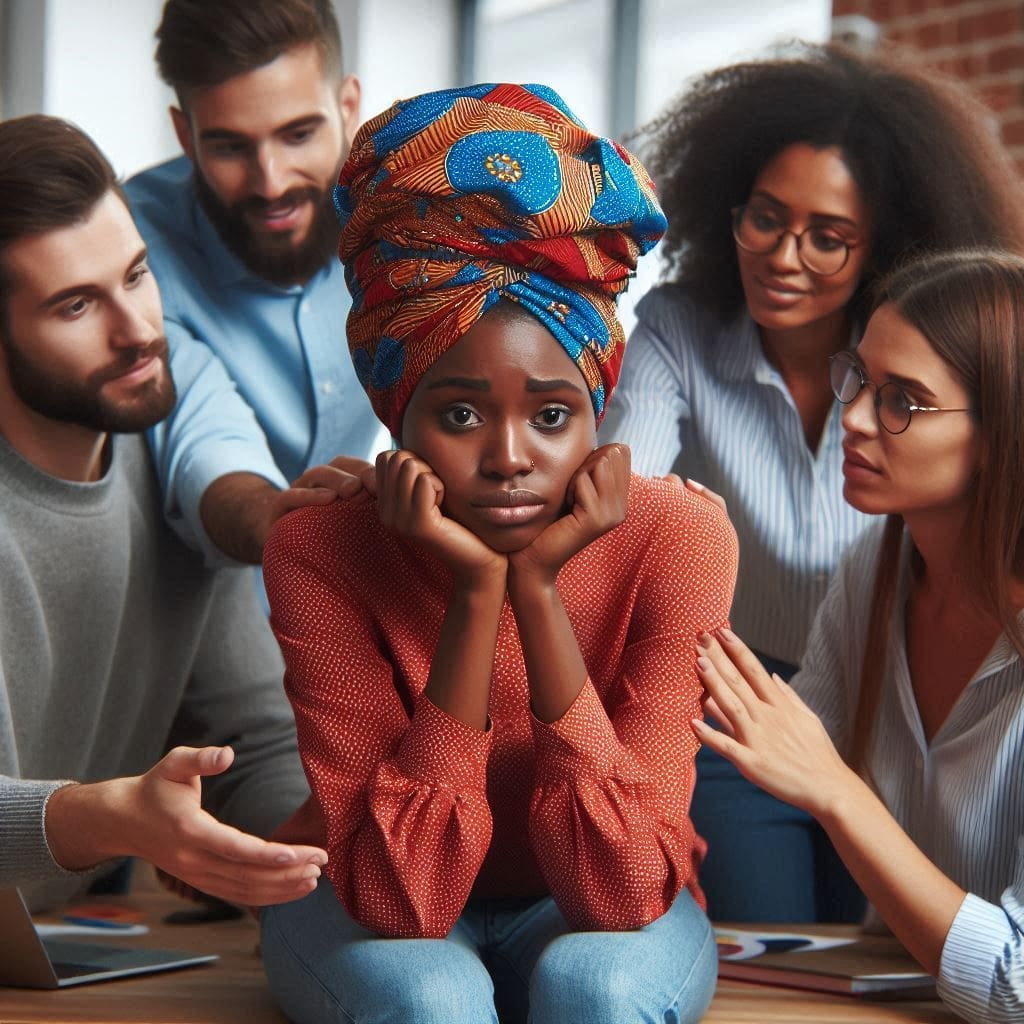 The Sting of Rejection: How to Deal & Move On 1 a lady facing rejection at work