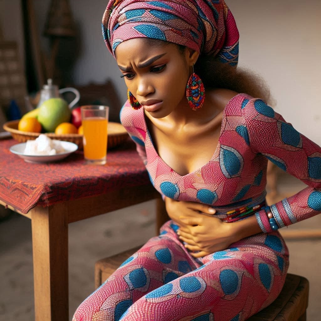 Body Toxins: The Silent Threat to Your Health 1 a lady having stomach upset- toxins