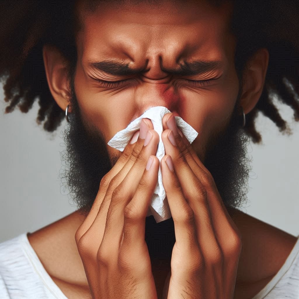 Breathe Easy: Discover the Importance of Your Nose and 4 Common Nose Disorders 1 a man sneezing- nose disorder
