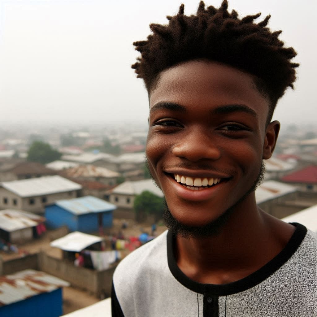 Nigeria's Young Stars: Shining a Light on Their Emotional Well-being 1 a Nigerian Teen that is happy and full of life- emotional well-being
