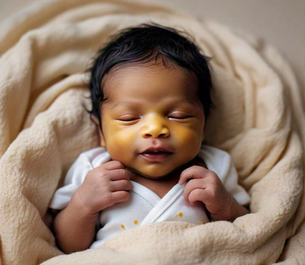 Protecting Nigerian Babies: Key Facts About Jaundice in Newborn 1 a baby sleeping- jaundice
